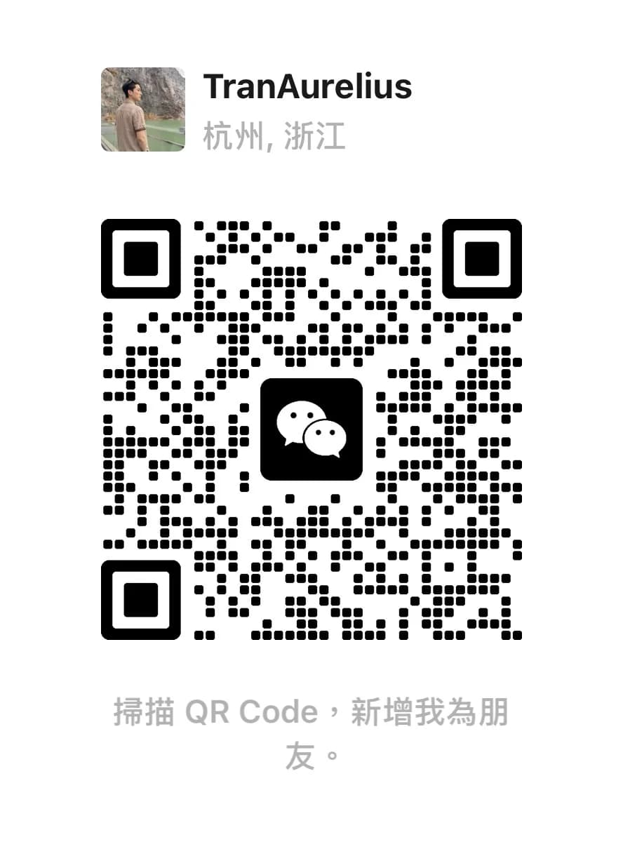 Tran Aurelius 微信二维码